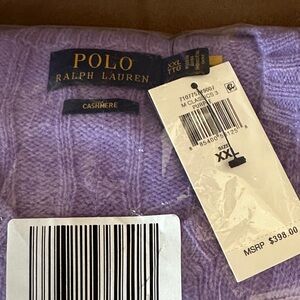 Polo by Ralph Lauren Lavender Cashmere Sweater